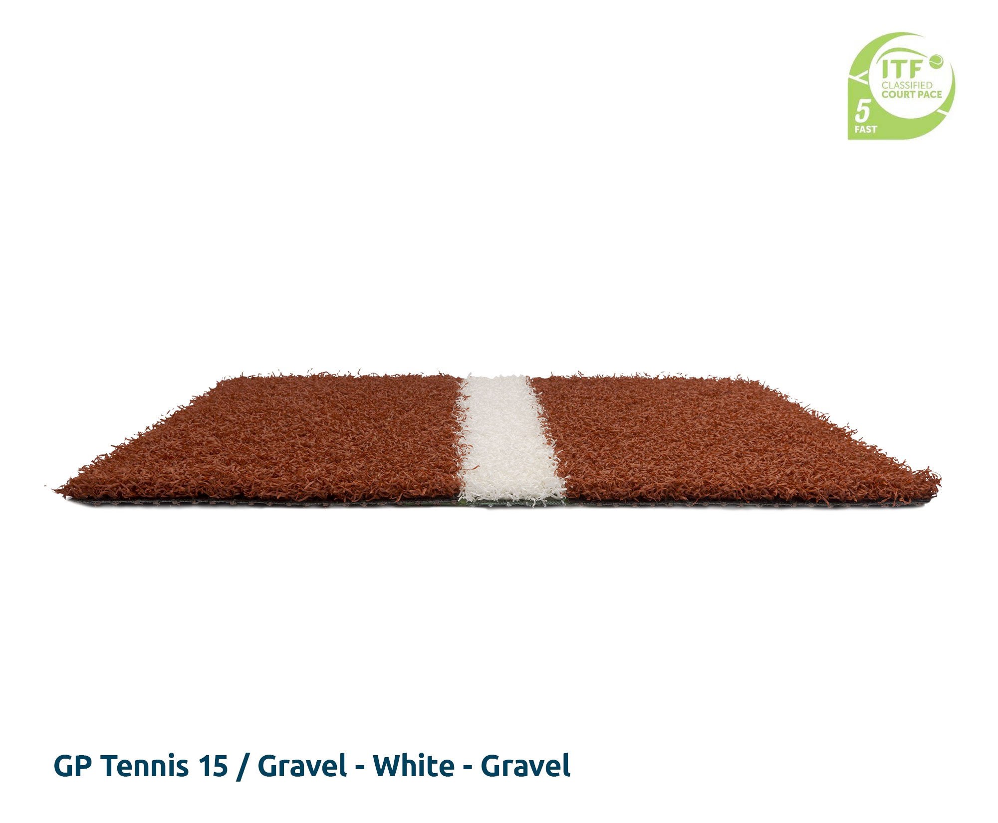 GP Tennis 15 gravel wit gravel